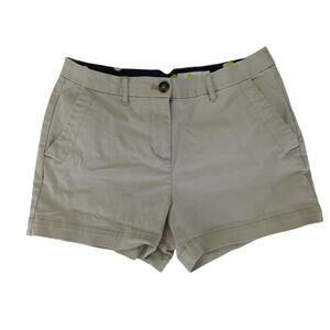 Boden Rachel Tan Chino Shorts‎ 3" Women's 6 Stretch WJ055 Preppy Academia Summer